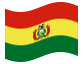 Animerad flagga Bolivia