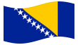 Animerad flagga Bosnien och Hercegovina