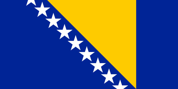 Flagga Bosnien och Hercegovina