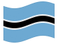 Animerad flagga Botswana