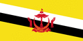 Flagg grafik Brunei Darussalam