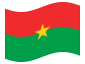 Animerad flagga Burkina Faso