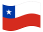 Animerad flagga Chile