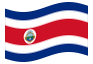 Animerad flagga Costa Rica