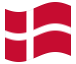 Animerad flagga Danmark