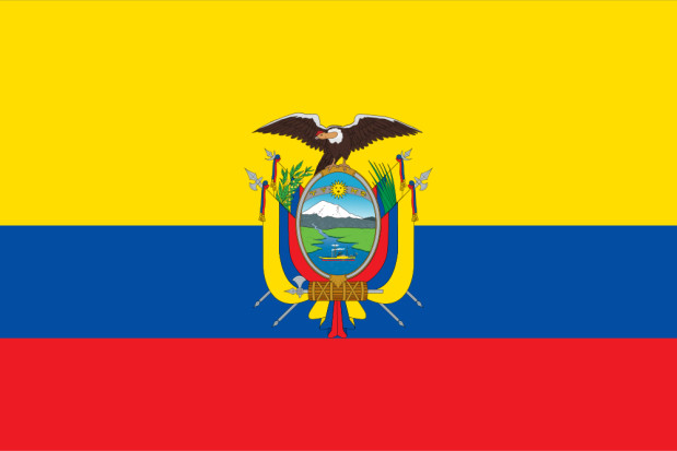 Flagga Ecuador