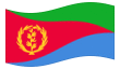 Animerad flagga Eritrea