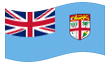 Animerad flagga Fiji