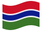 Animerad flagga Gambia