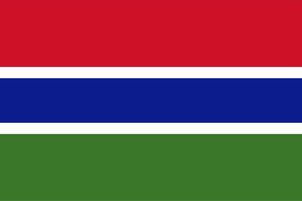 Flagga Gambia