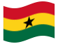 Animerad flagga Ghana