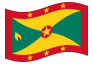 Animerad flagga Grenada