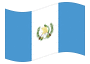 Animerad flagga Guatemala