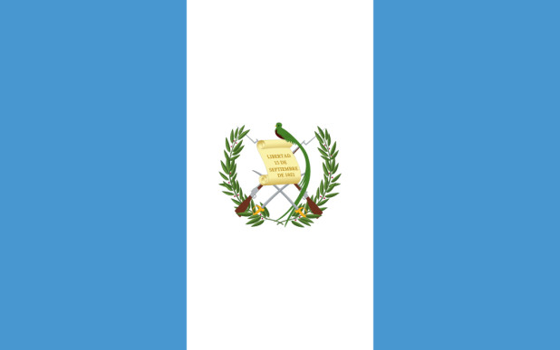 Flagga Guatemala