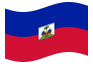 Animerad flagga Haiti