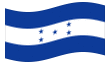Animerad flagga Honduras