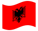 Animerad flagga Albanien