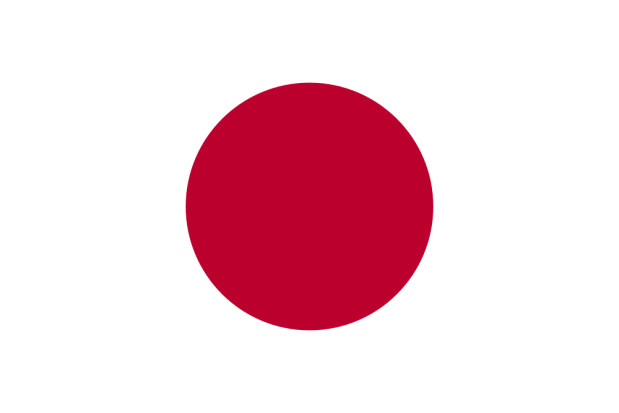 Flagga Japan