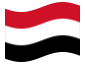 Animerad flagga Jemen
