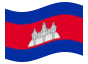 Animerad flagga Kambodja