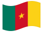 Animerad flagga Kamerun