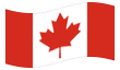 Animerad flagga Kanada