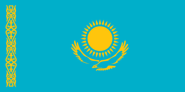 Flagga Kazakstan
