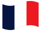 Animerad flagga Frankrike