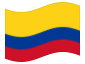 Animerad flagga Colombia