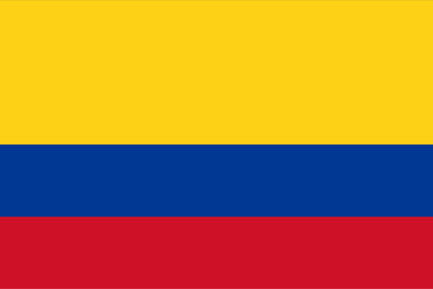 Flagga Colombia