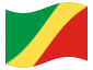 Animerad flagga Kongo (Republiken)