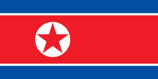 Flagga Nordkorea