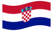 Animerad flagga Kroatien