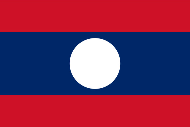 Flagga Laos
