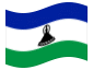 Animerad flagga Lesotho