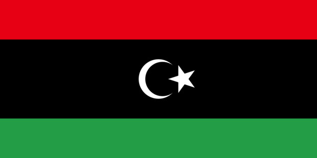 Flagga Libyen