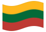 Animerad flagga Litauen