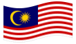 Animerad flagga Malaysia