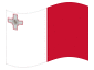 Animerad flagga Malta