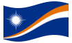 Animerad flagga Marshallöarna