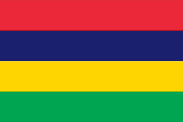 Flagga Mauritius