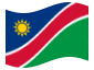 Animerad flagga Namibia