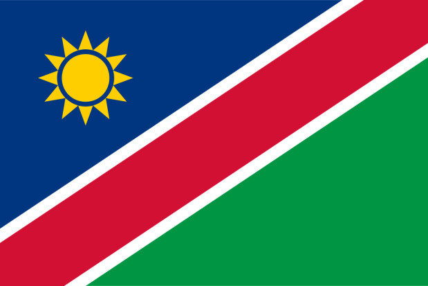 Flagga Namibia