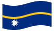 Animerad flagga Nauru