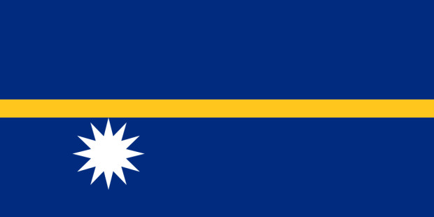 Flagga Nauru