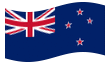 Animerad flagga Nya Zeeland