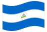 Animerad flagga Nicaragua