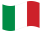 Animerad flagga Italien
