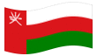 Animerad flagga Oman