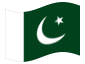 Animerad flagga Pakistan